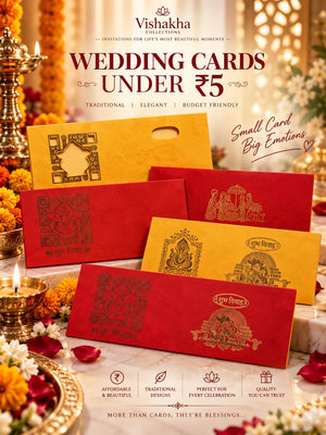 Wedding Cards Price Under Rs. 5