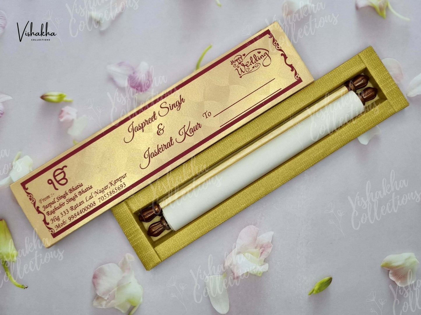 Designer Premium Customized Wedding Invitation Cards - FC-029
