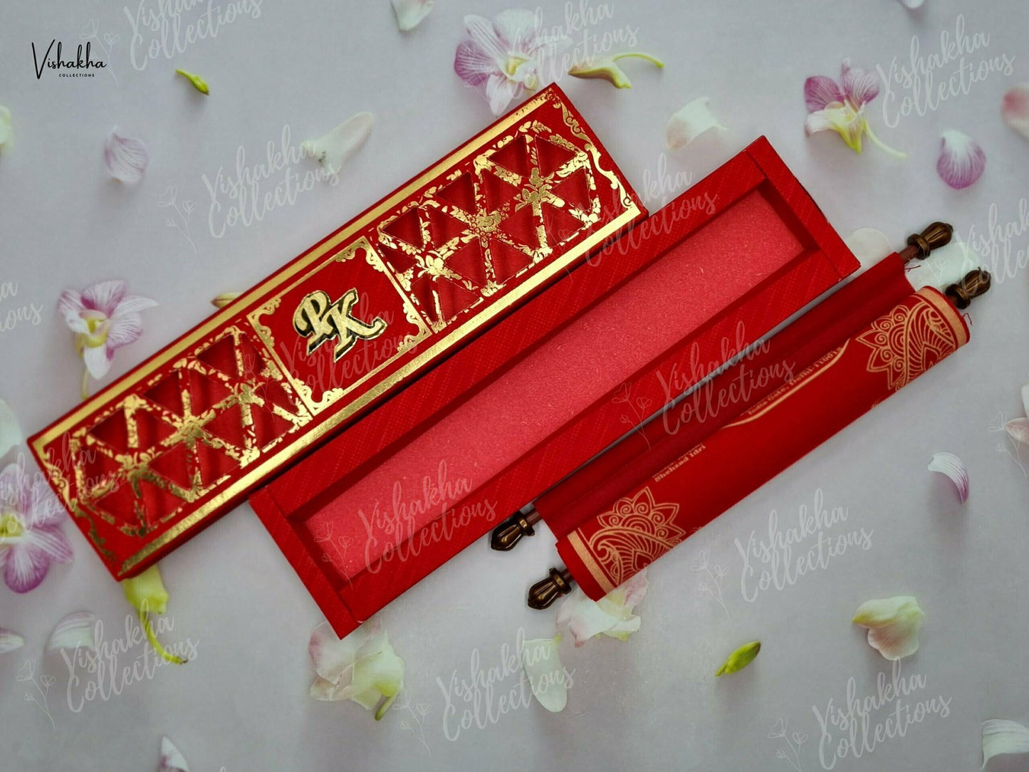 Designer Premium Customized Wedding Invitation Cards - FC-037