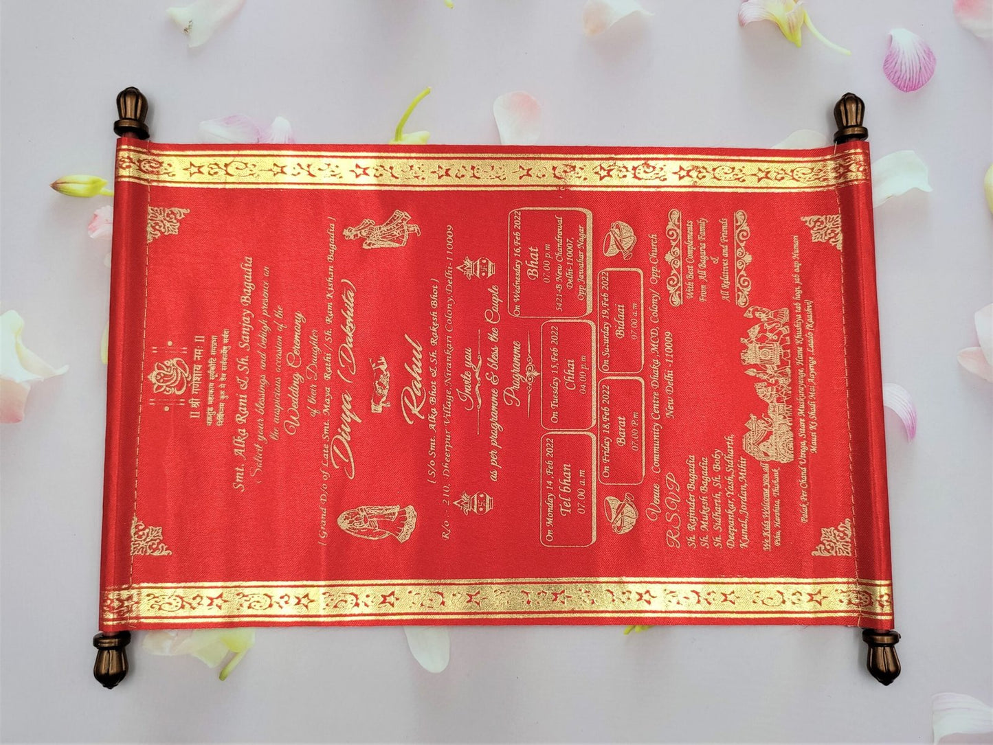 Farman Wedding Invitation Cards - FC-005