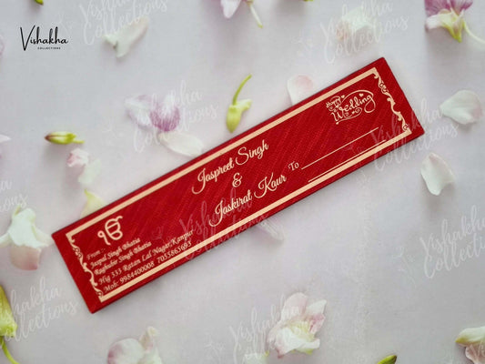 Designer Premium Customized Wedding Invitation Cards - FC-025