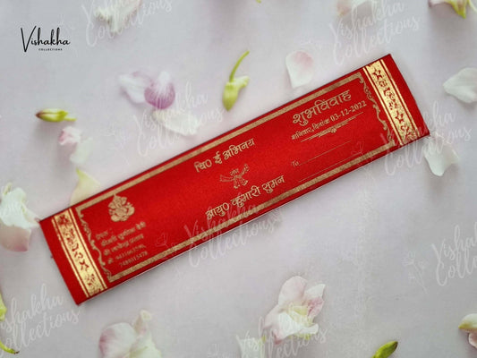 Designer Premium Customized Wedding Invitation Cards - FC-026