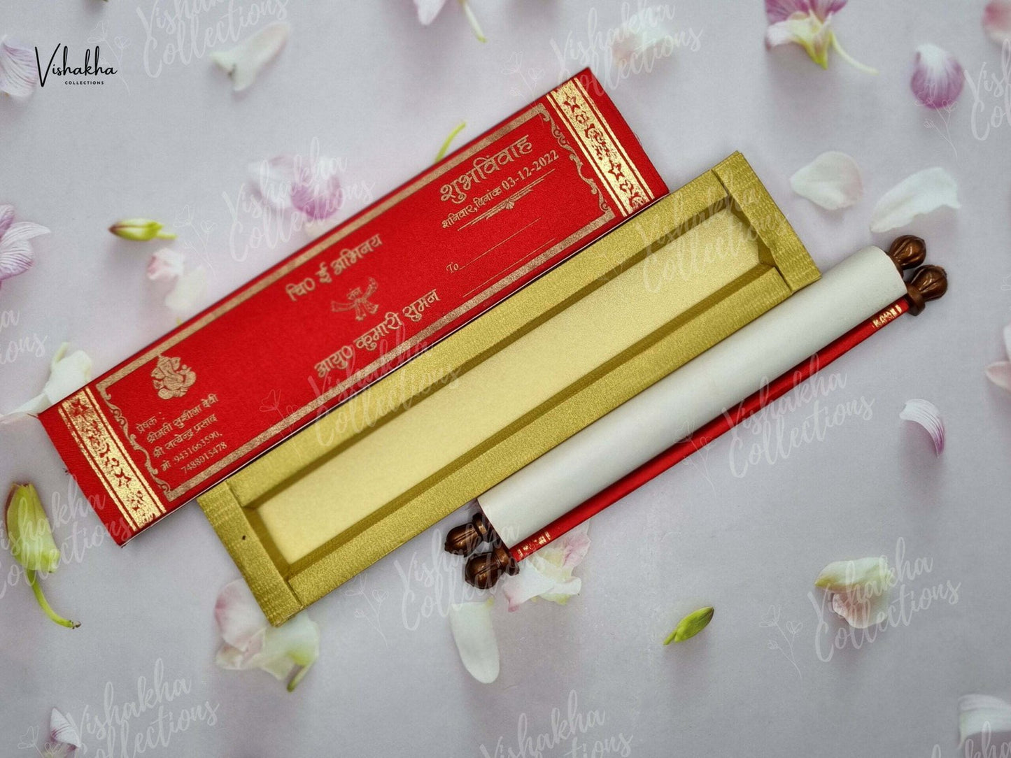 Designer Premium Customized Wedding Invitation Cards - FC-026