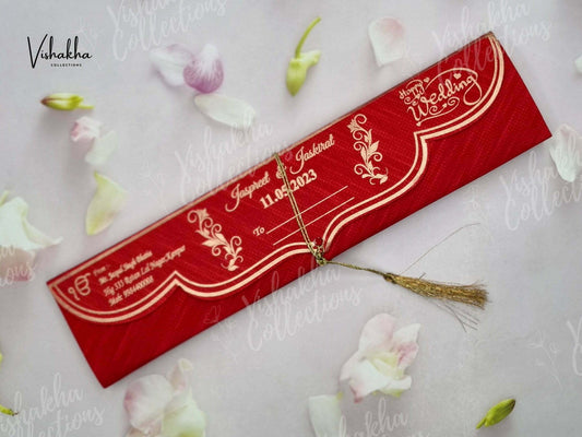 Designer Premium Customized Wedding Invitation Cards - FC-039
