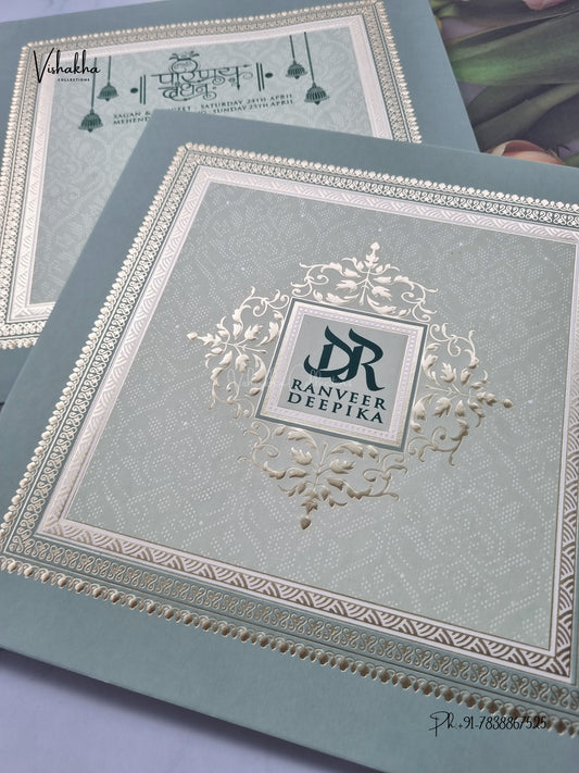 Hindu Muslim Christian Sikh Jain invitation Cards CR-576 – image 2