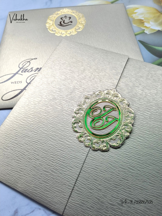Hindu Muslim Christian Sikh Jain invitation Cards LN-893 – image 2
