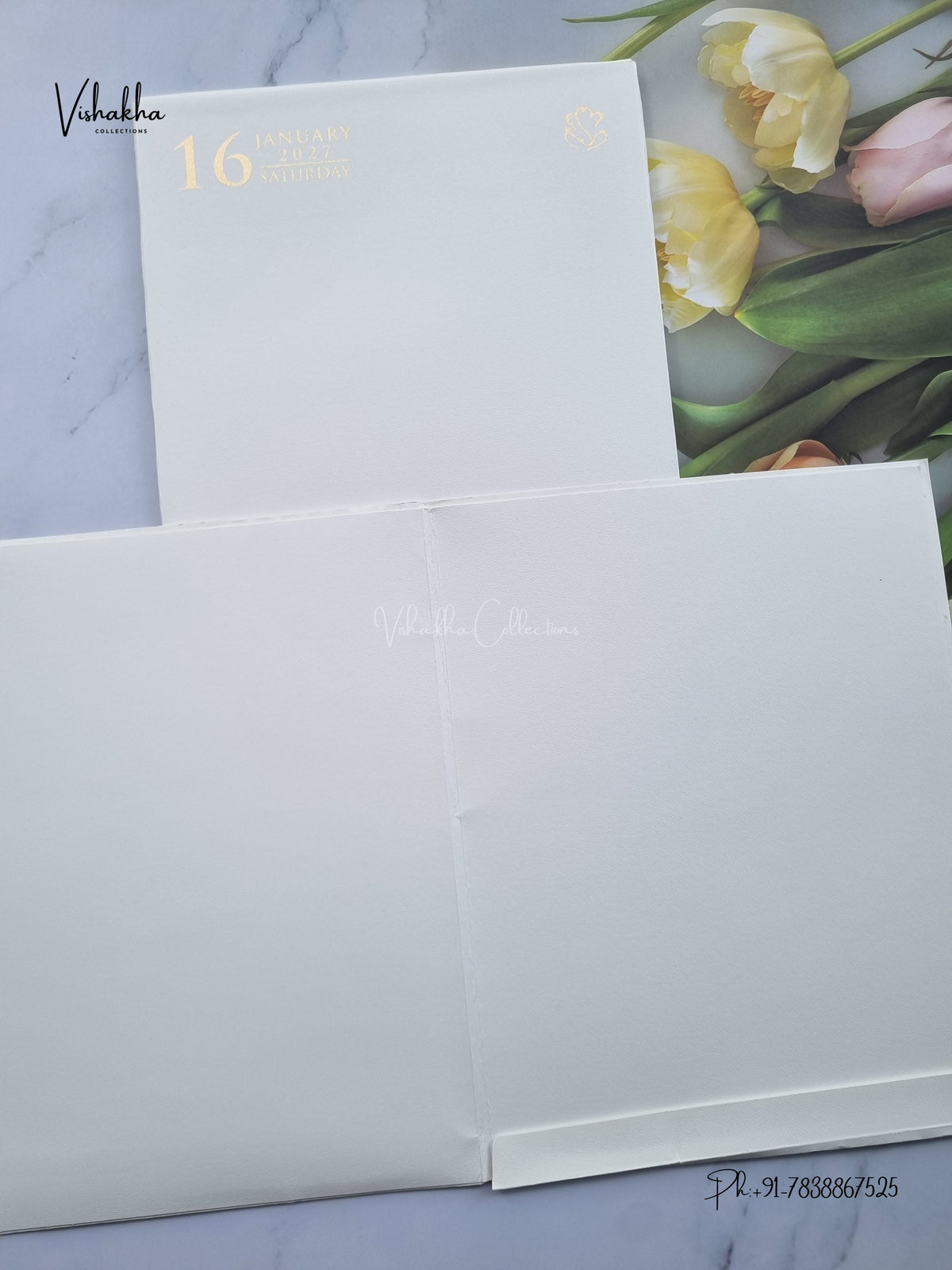 Semi Box Hindu Muslim Christian Sikh Jain invitation Cards SN-216 – image 3