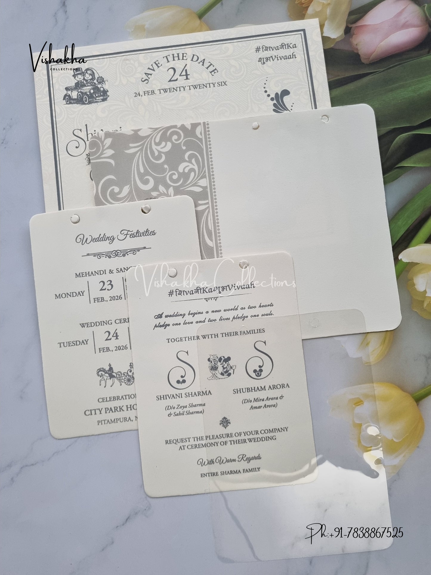 Hindu Muslim Christian Sikh invitation Cards ATS-1557