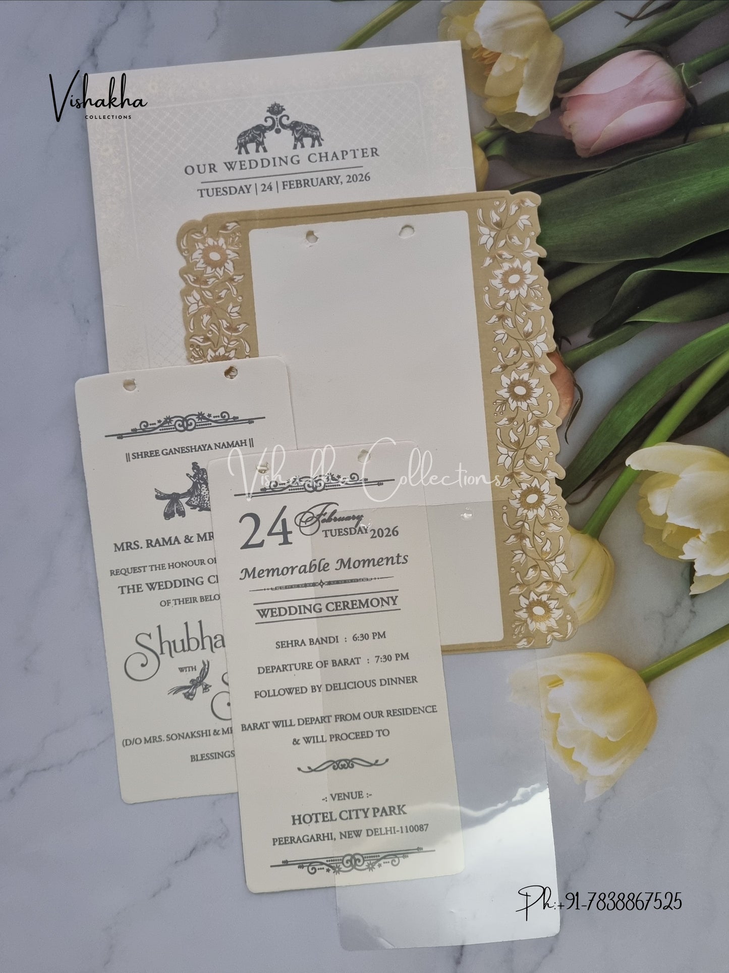 Hindu Muslim Christian Sikh invitation Cards ATS-1628