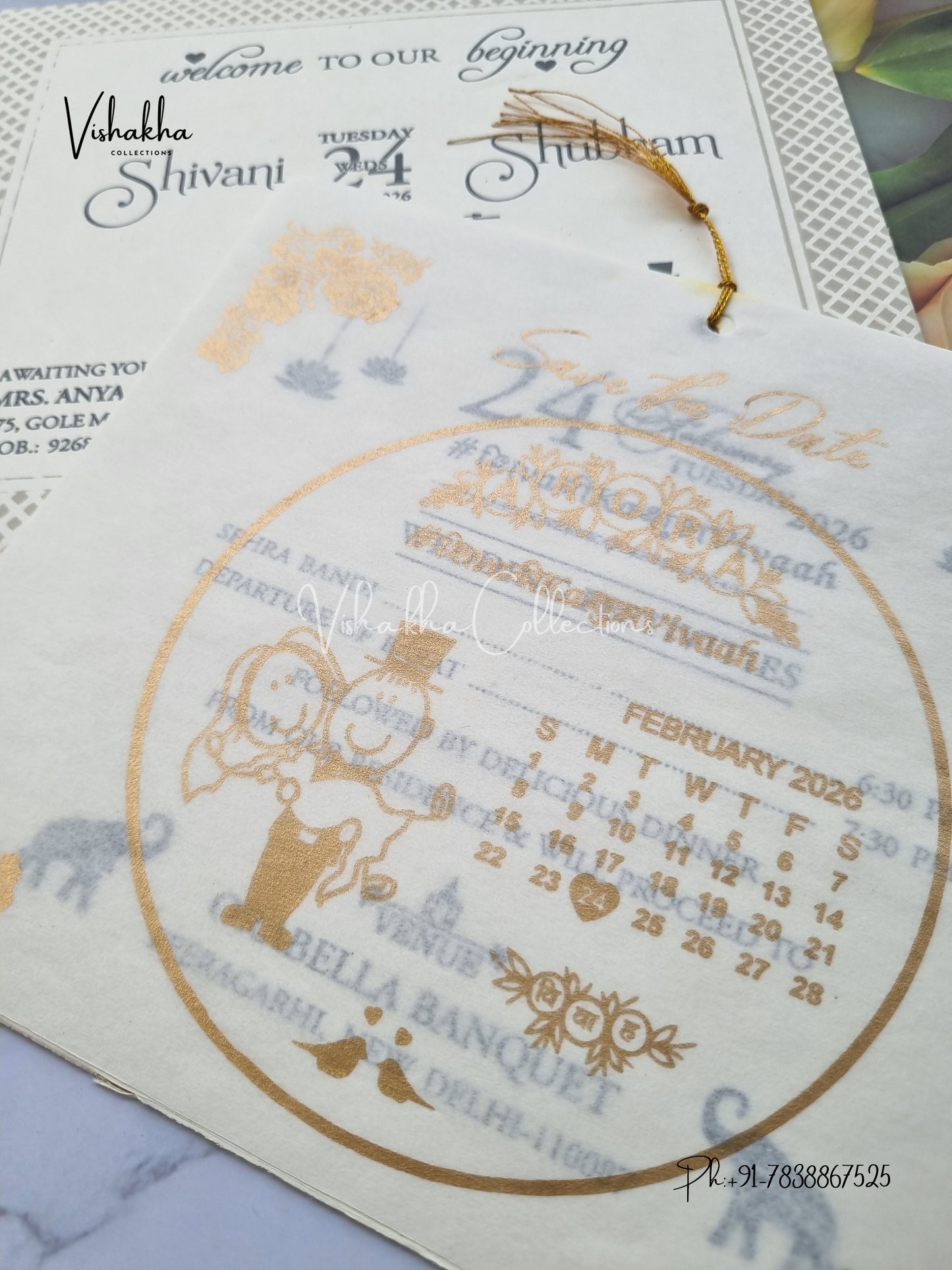 Hindu Muslim Christian Sikh invitation Cards ATS-1651