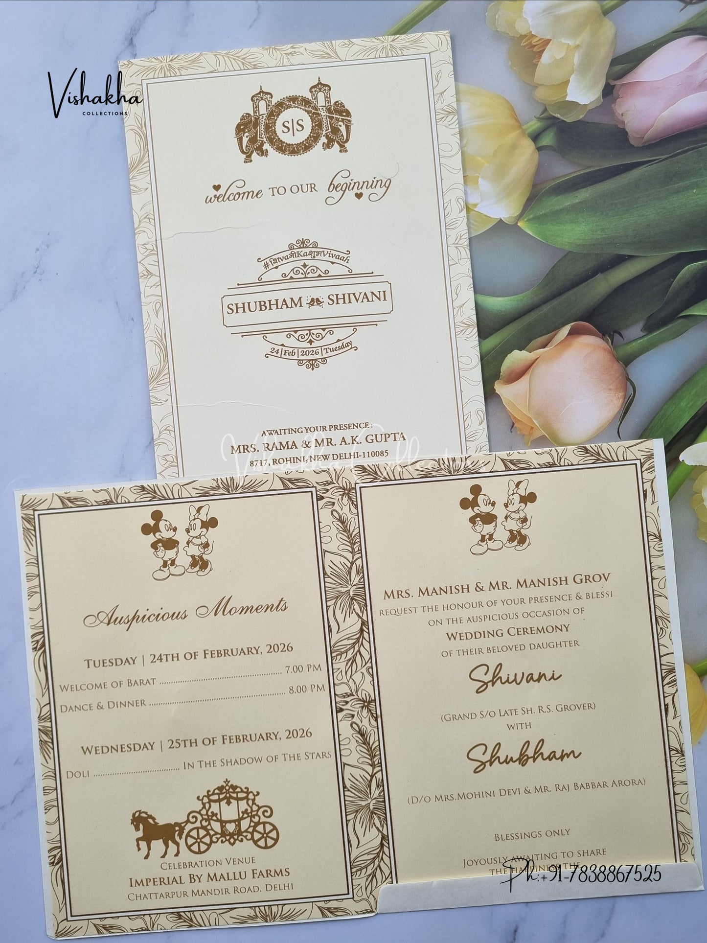 Hindu Muslim Christian Sikh invitation Cards ATS-1706