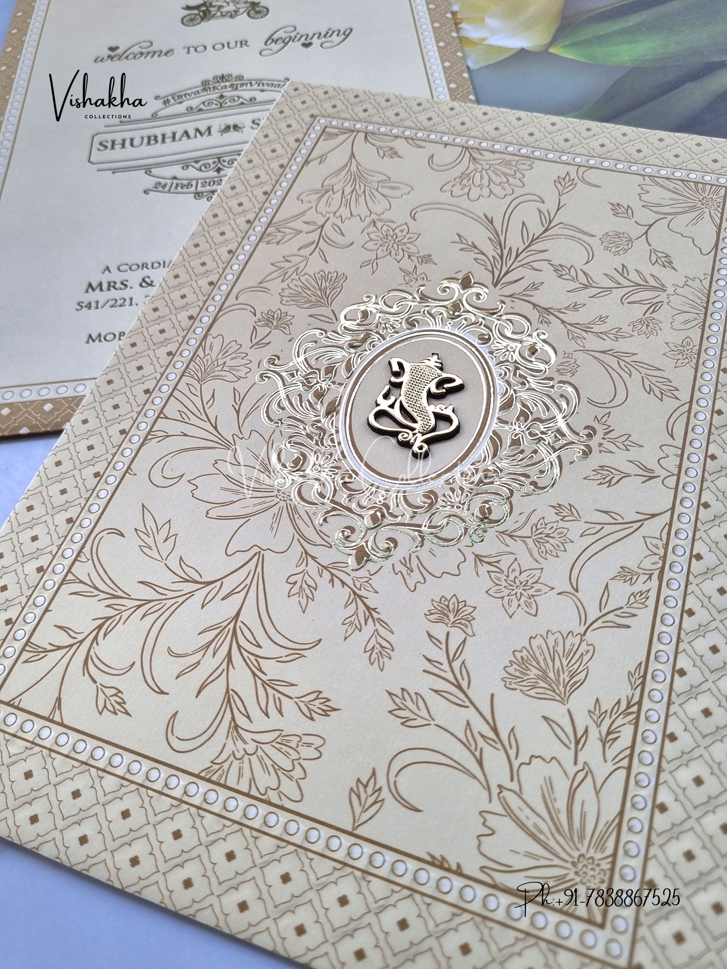 Hindu Muslim Christian Sikh invitation Cards ATS-1708
