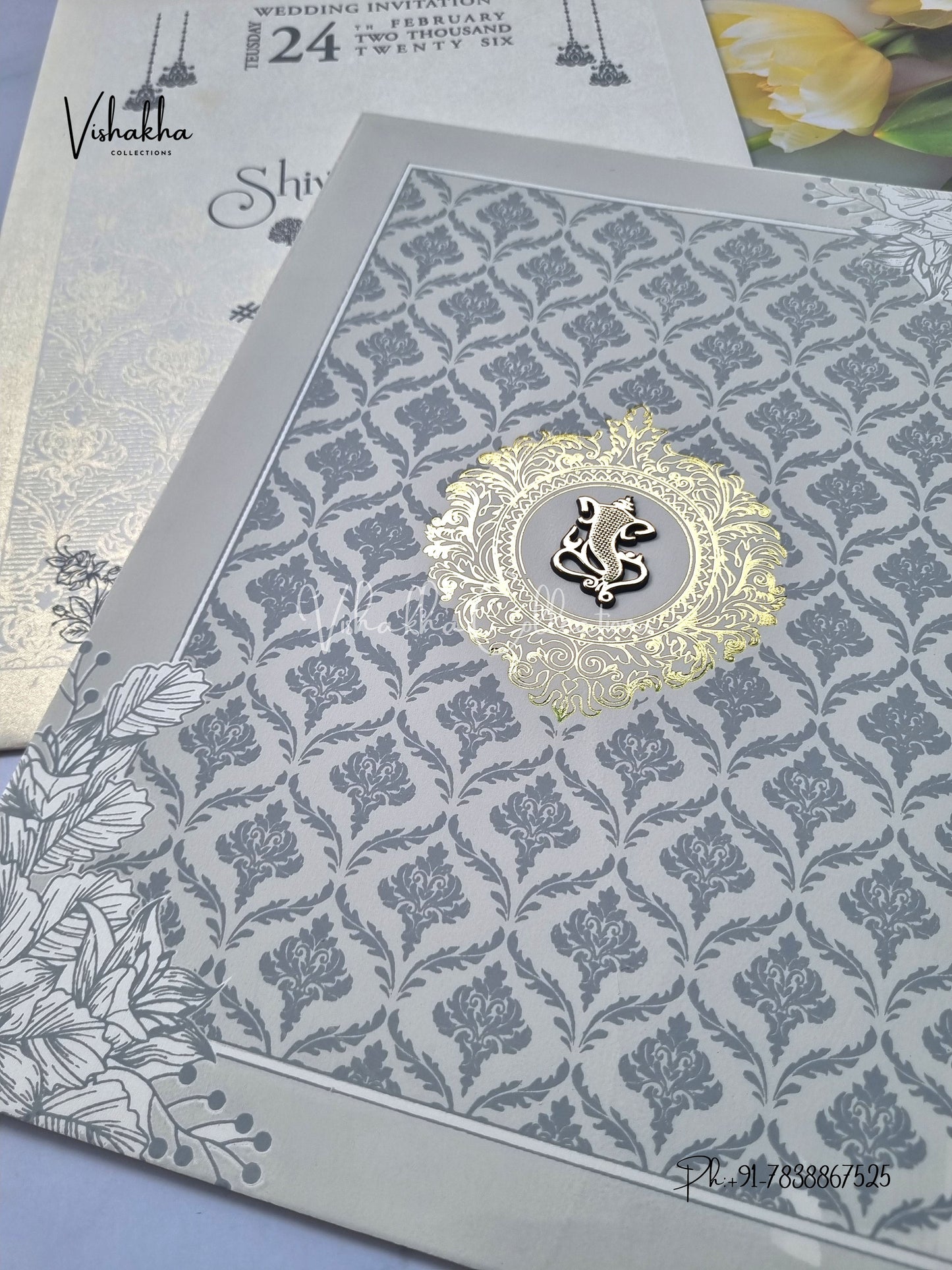 Hindu Muslim Christian Sikh invitation Cards ATS-1755