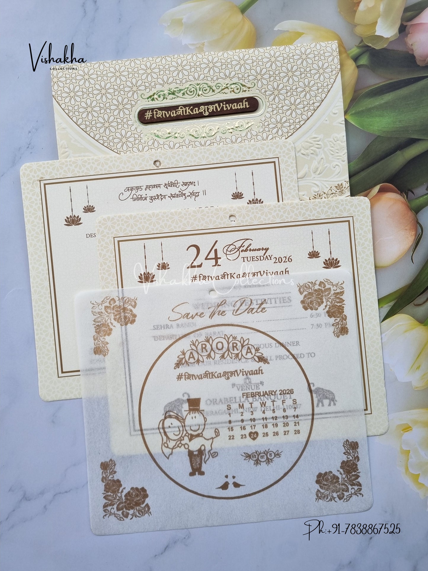 Hindu Muslim Christian Sikh invitation Cards ATS-1793