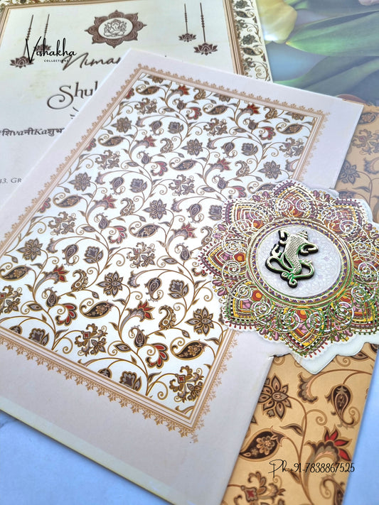 Mandala Hindu Muslim Christian Sikh invitation Cards ATS-9113