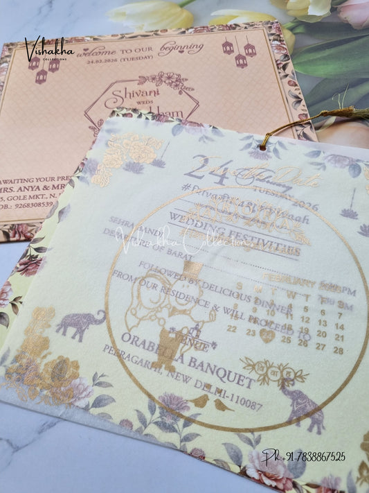 Hindu Muslim Christian Sikh invitation Cards ATS-9153