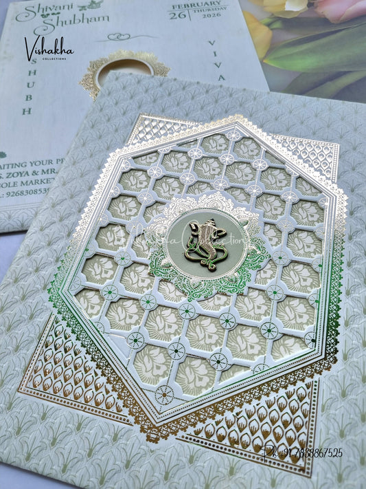Hindu Muslim Christian Sikh invitation Cards ATS-9265