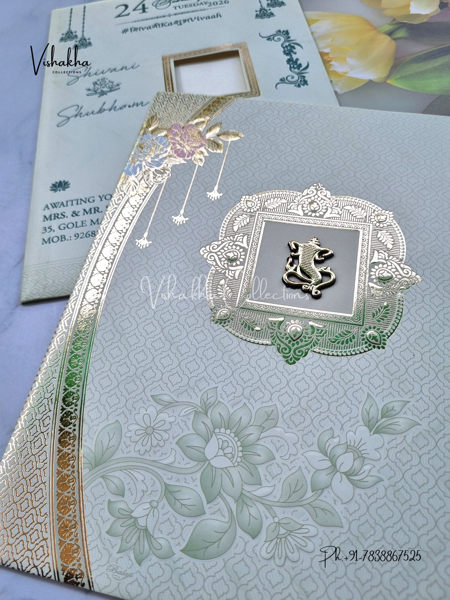 Hindu Muslim Christian Sikh invitation Cards ATS-9272