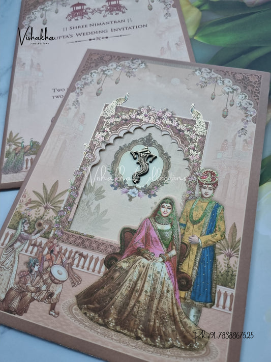 Dulah Dulhan Hindu Sikh invitation Cards CR-7014