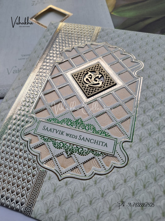 Hindu Muslim Christian Sikh invitation Cards CR-8061