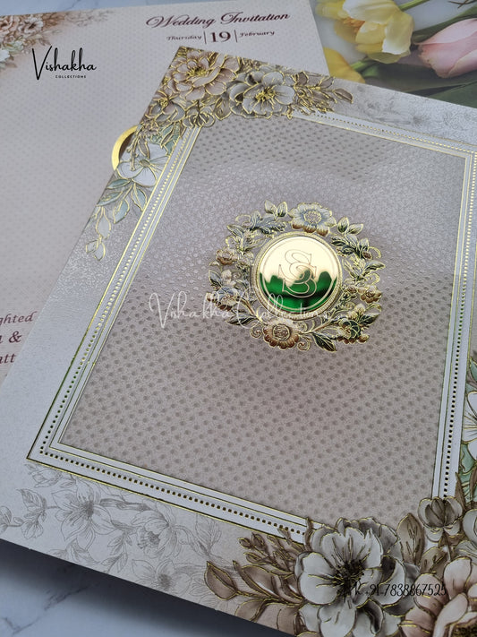 Hindu Muslim Christian Sikh invitation Cards EJ-5158