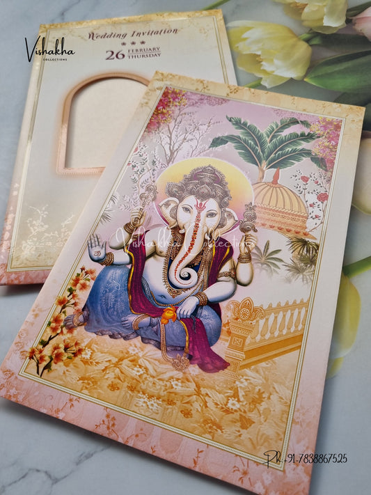 Ganesh Ji Hindu invitation Cards EJ-5249