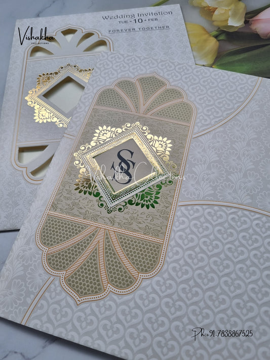 Hindu Muslim Christian Sikh invitation Cards EJ-5291