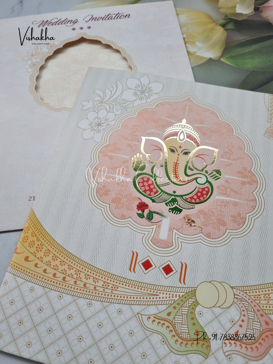 Ganesh Ji Hindu invitation Cards EJ-5296