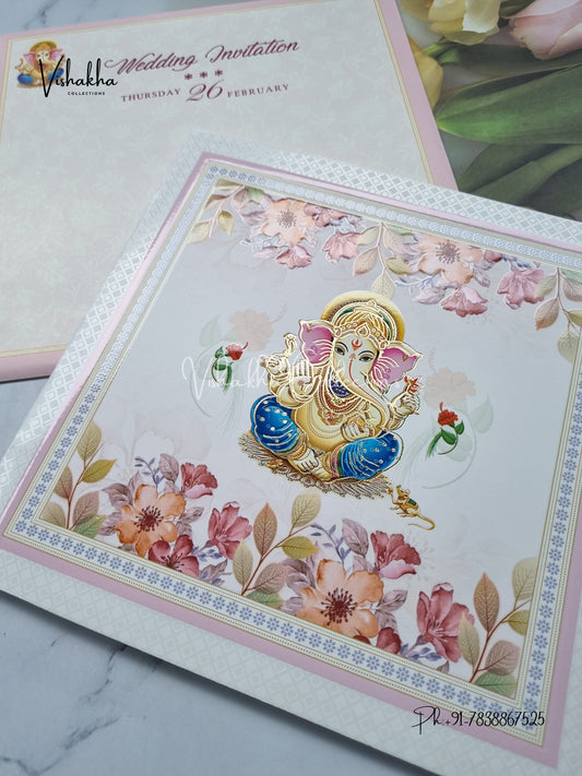 Ganesh Ji Hindu invitation Cards EJ-5298