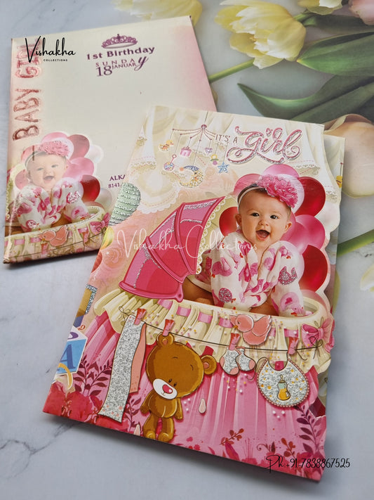 Birthday Cards Mundan cards Baby Announcement Cards Baby Shower invitation Cards EJ-5349
