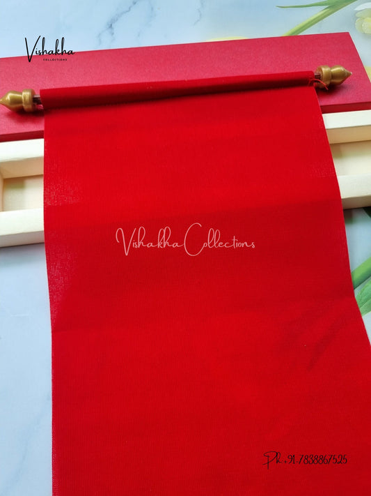 Scroll Farman invitation Cards FC-061