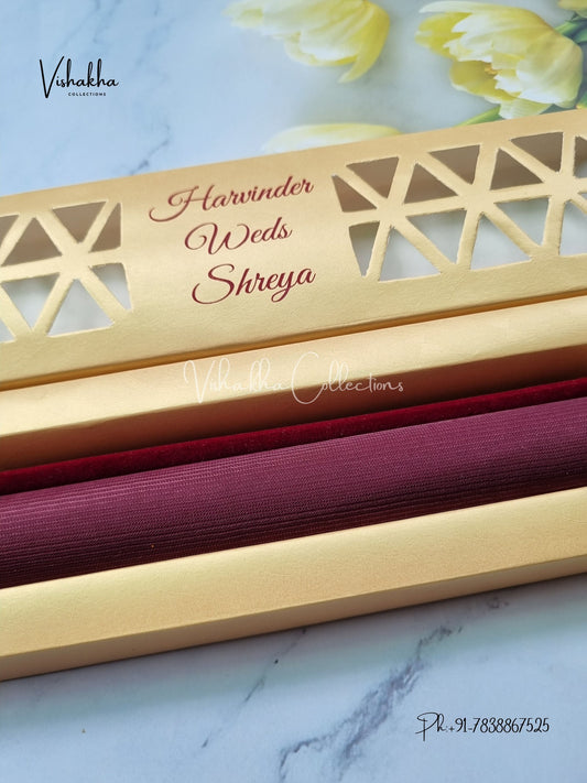 Scroll Farman invitation Cards FC-065