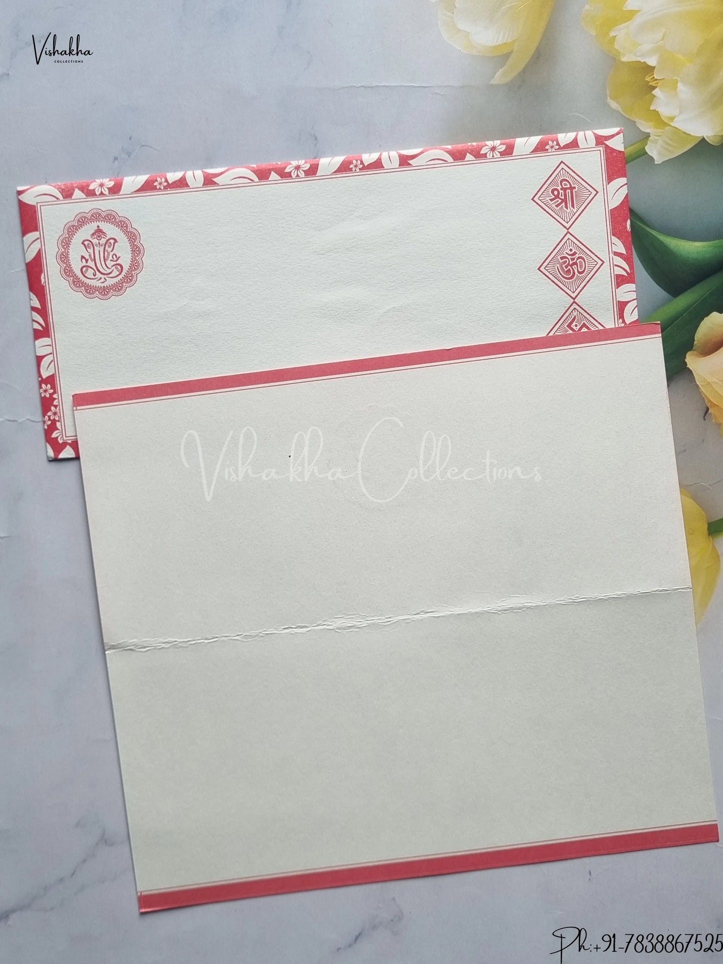 Ganesh Ji Hindu wedding invitation Cards SCH-1004