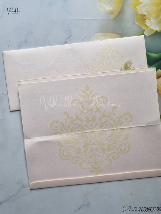 Ganesh Ji Hindu wedding invitation Cards SCH-11033