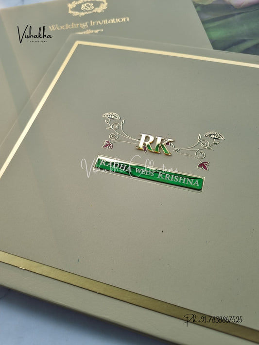 Hindu Muslim Christian Sikh Padded invitation Cards SN-162