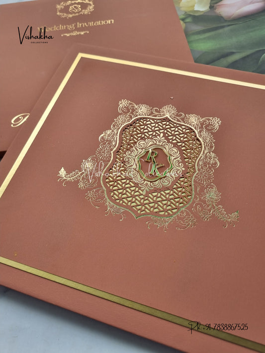 Hindu Muslim Christian Sikh Padded invitation Cards SN-163