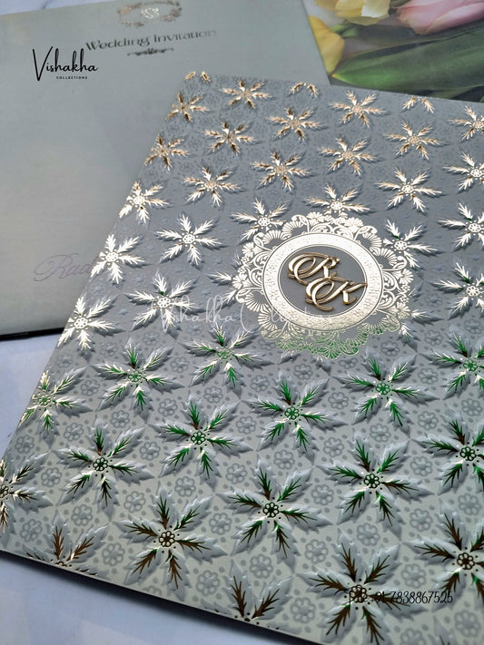 Hindu Muslim Christian Sikh Colored invitation Cards SN-50