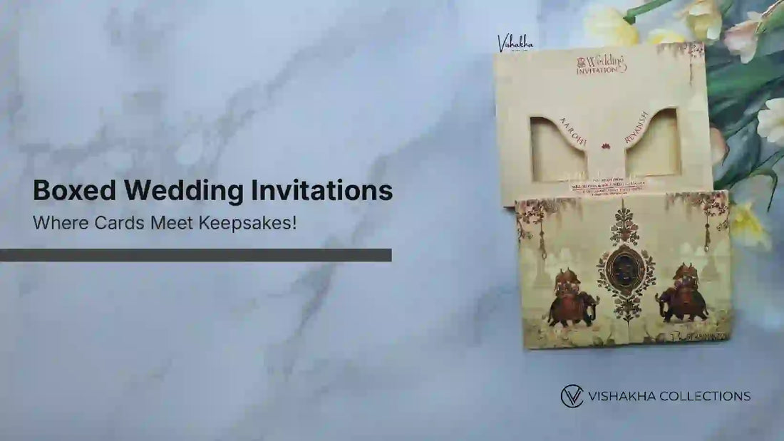 Boxed Wedding Invitations: Where Cards Meet Keepsakes!