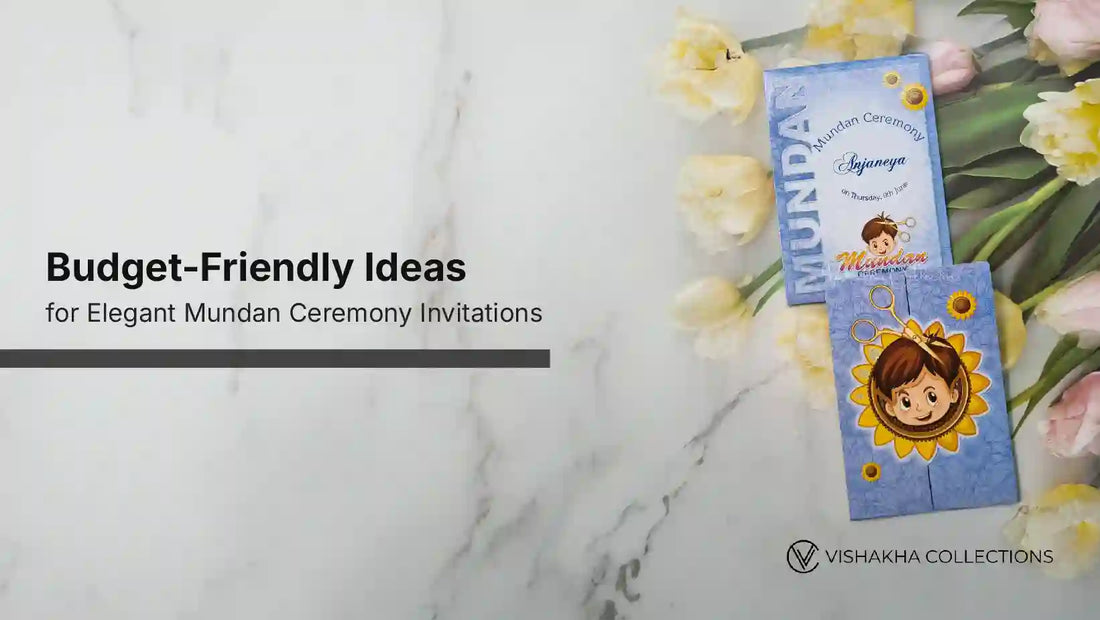 9 Budget-Friendly Ideas for Elegant Mundan Ceremony Invitations