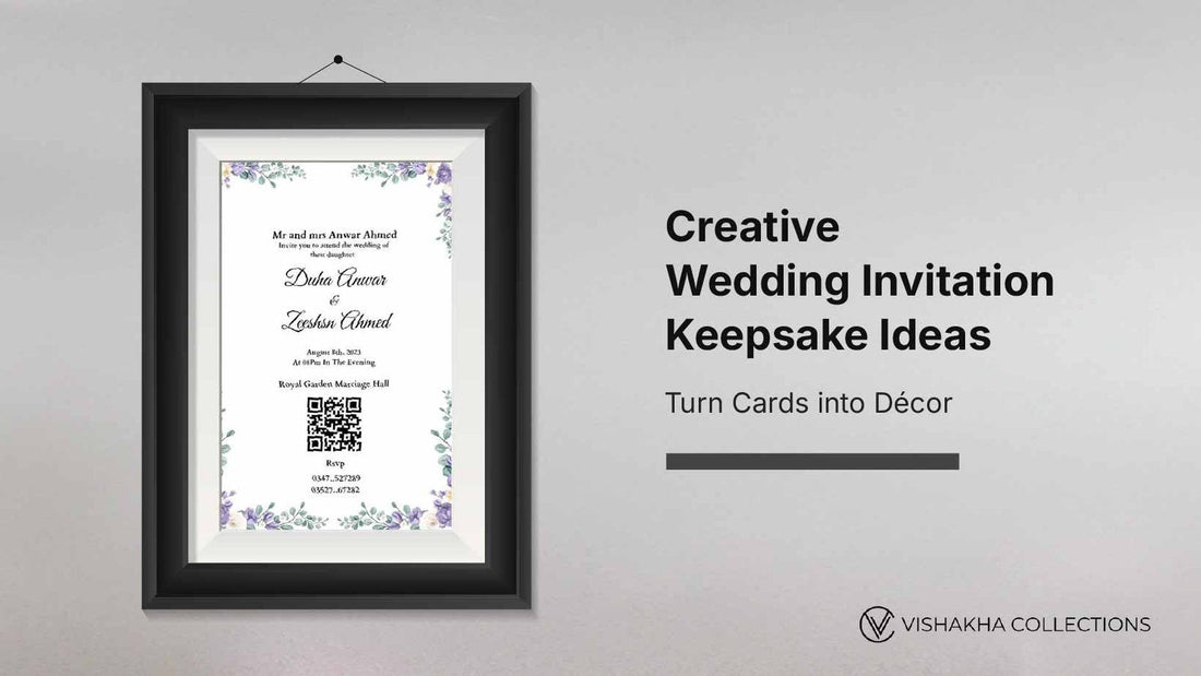 Creative Wedding Invitation Keepsake Ideas: Turn Cards into Décor