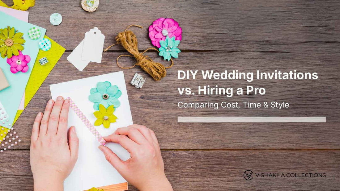 DIY Wedding Invitations vs. Hiring a Pro