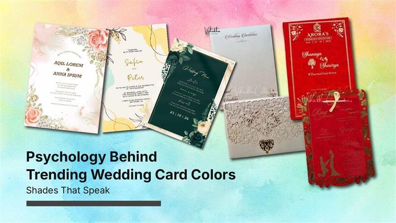 Psychology Behind Wedding Card Colours