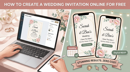 How to Create a Wedding Invitation Online for Free