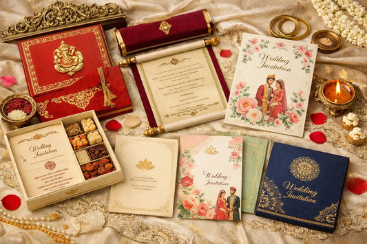 Elegant Hindu Wedding Invitation Card Design Ideas