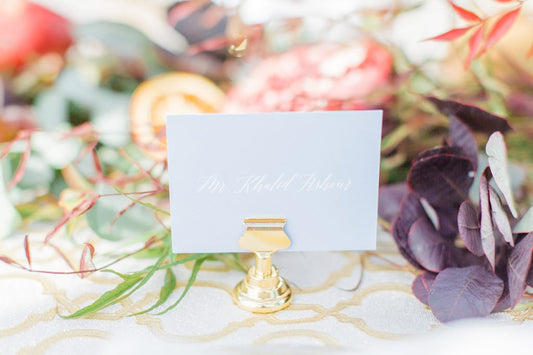 Differentiate Between Wedding Escort Cards and Place Cards