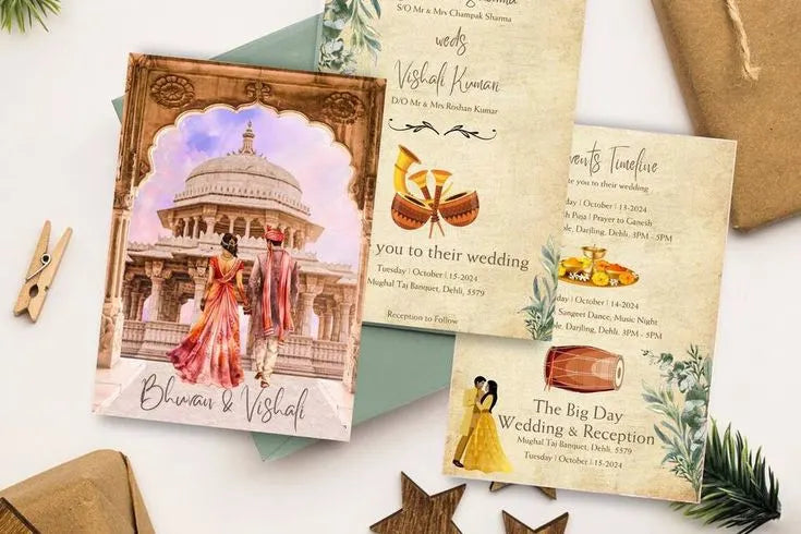 25 Trending Shadi Card Design Ideas for Modern Indian Weddings