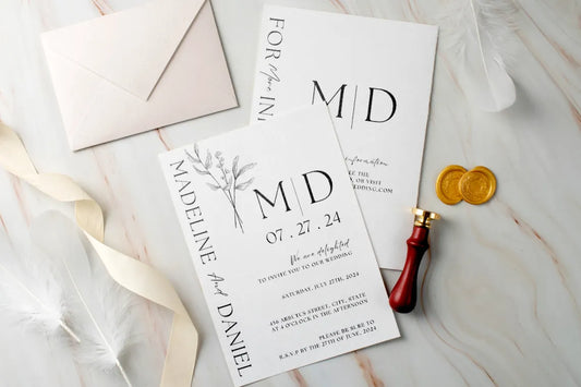 Best Font Combinations for Wedding Invitation Cards