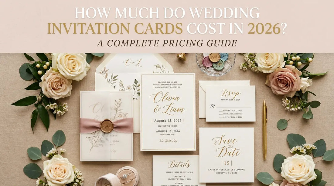How Much Do Wedding Invitation Cards Cost in 2026? A Complete Pricing Guide