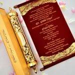 Scroll/Farman Wedding Cards