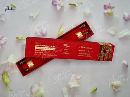 Designer Premium Customized Wedding Invitation Cards - FC-043